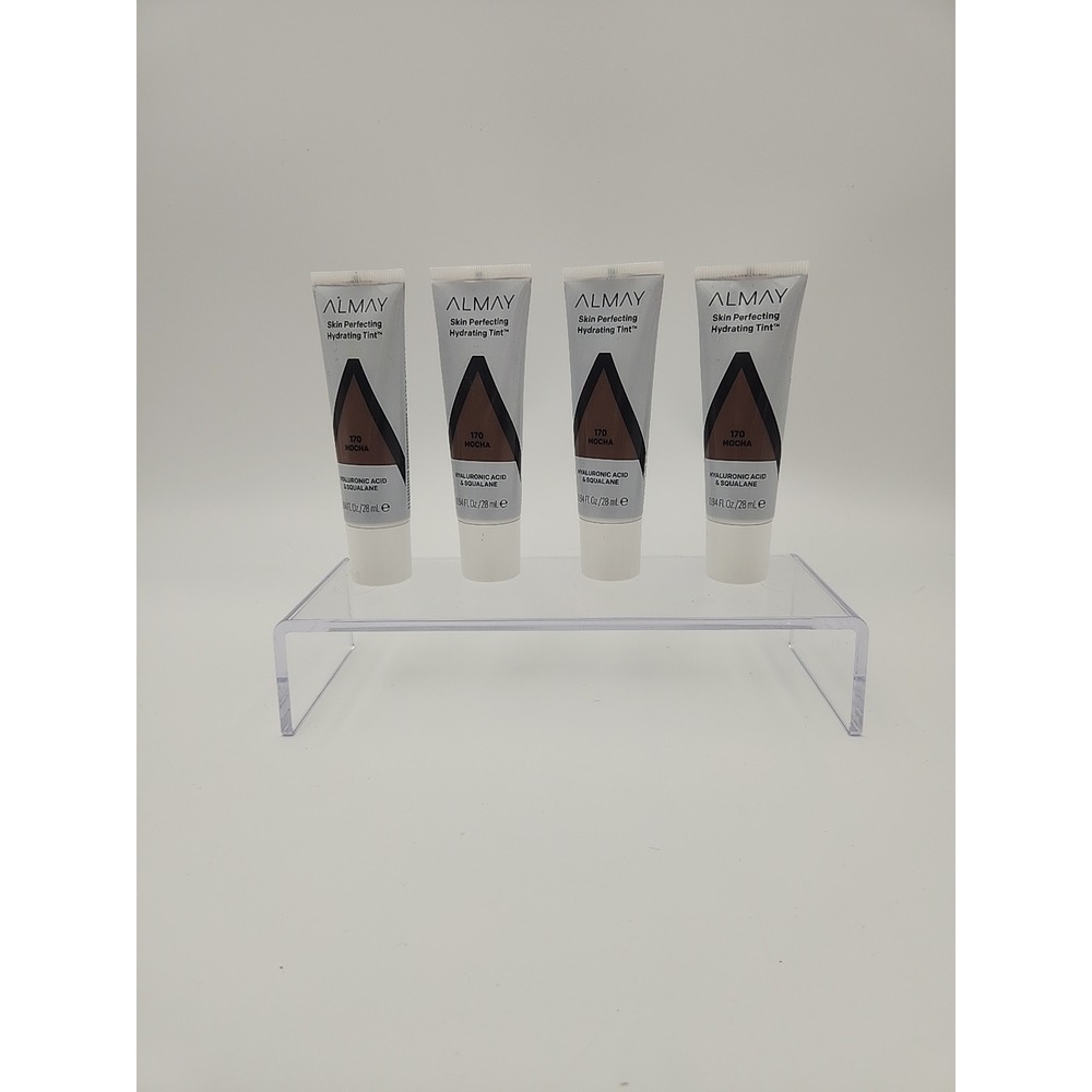Almay Skin Perfecting Hydrating Tint 170 MOCHA Hyaluronic Acid Squalane Lot of 4
